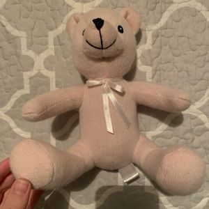 Baby girl cashmere teddy bear